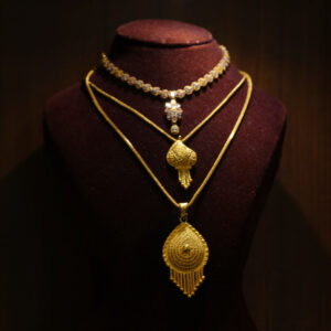 Golden Neck Chains with Locket